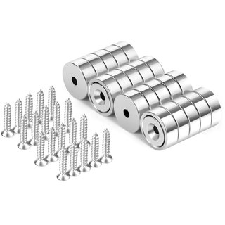 Imanes neodimio fuertes con tornillo