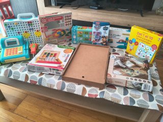 Lote de juegos de mesa infantiles