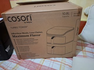 Cosori Air Fryer Turbo Tower Grande 10,8 L.