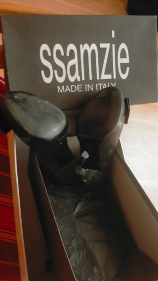 Scarpe Ssamzie Nere Tg 37 Made in Italy