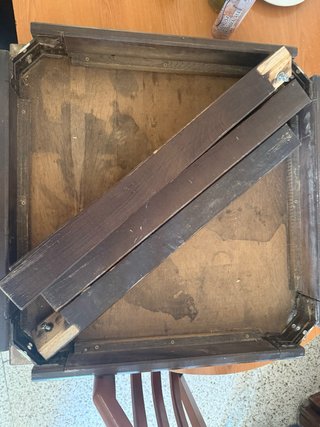 Mesa de madera estilo vintage