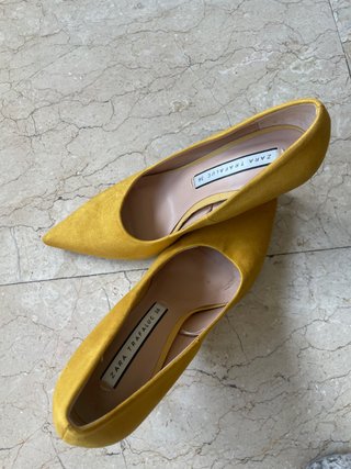 Zapatos Zara Trafaluc Talla 36 Mostaza