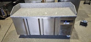 Bajo mostrador pizzero acero inoxidable
