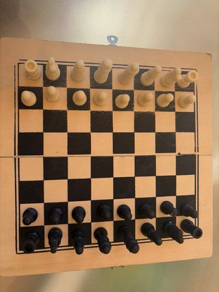 Ajedrez portátil de madera