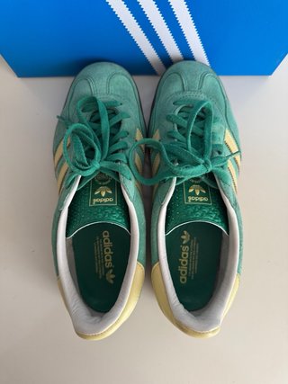 Adidas Gazelle verde/amarillo