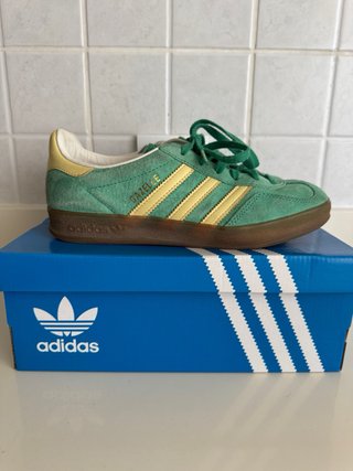 Adidas Gazelle verde/amarillo