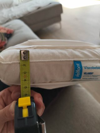 Almohada viscoelástica bebé 50x30