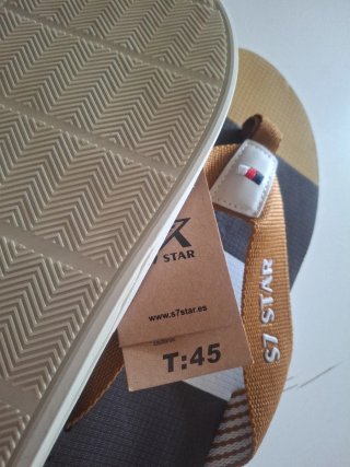 Chanclas S7 STAR Hombre Talla 45 Nuevas