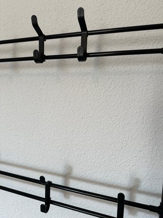 Zapatero Perchero Negro