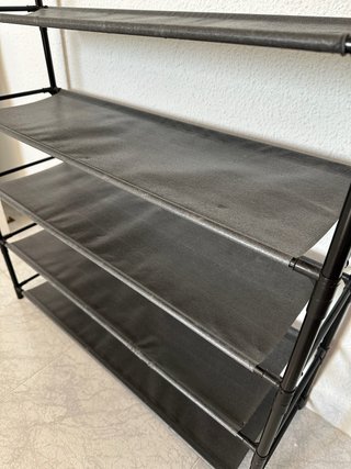 Zapatero Perchero Negro