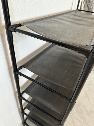 Zapatero Perchero Negro