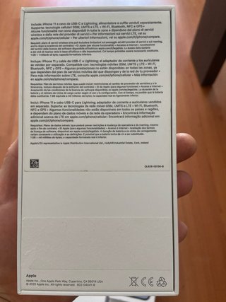 Caja iPhone 11 Blanco