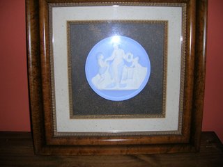 Conjunto 4 cuadros estaciones porcelana