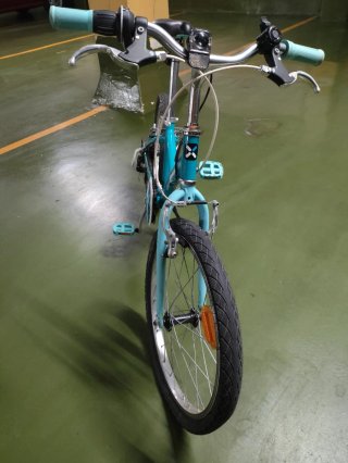 Bicicleta infantil Btwin azul