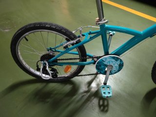 Bicicleta infantil Btwin azul
