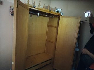 Pack de muebles habitación madera pino castellano
