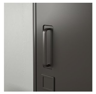 Armario alto gris oscuro