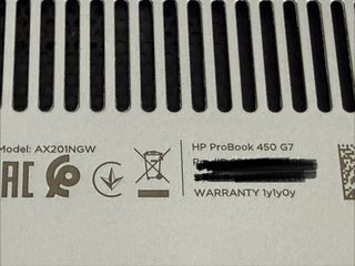 PORTÁTIL HP PROBOOK 450 G7 - I5-10210U - 16 GB RAM