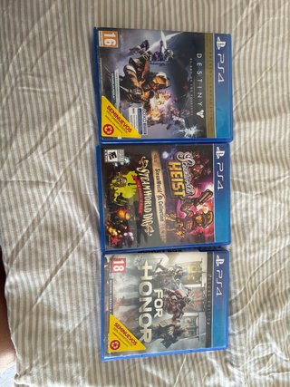 Lote 9 Videojuegos PS4 PS5 y PS3
