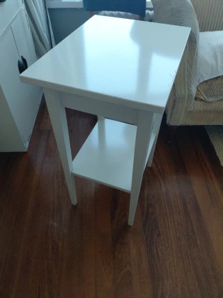 Mesita de noche Ikea Hemnes Blanca