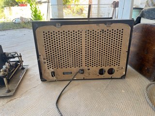 Radio Antigua Madera Marrón
