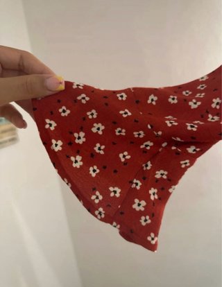 Vestido rojo con volantes