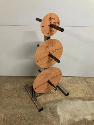 Soporte Díscos de Pesas de 28 y 30 mm Decathlon