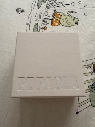 Pendientes PD Paola Oceano Oro Blanco