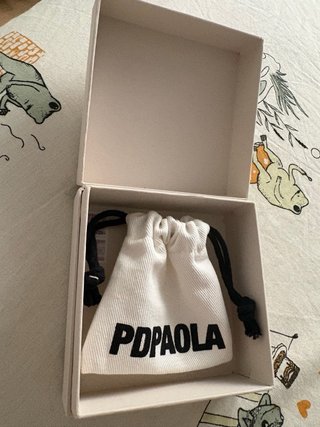 Pendientes PD Paola Oceano Oro Blanco