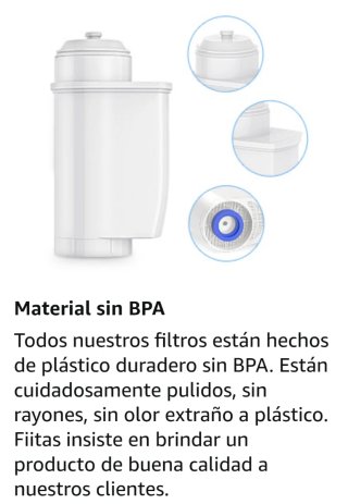 Filtros agua cafetera Siemens EQ FTS003
