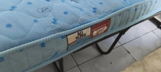 Cama Plegable con Mueble Marrón