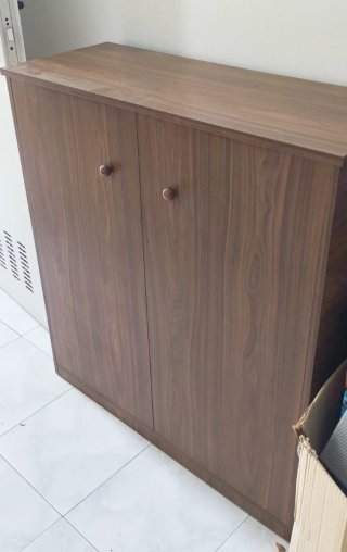 Cama Plegable con Mueble Marrón