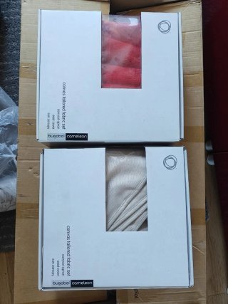 Bugaboo Camaleón: Fundas Rojo y Marfil