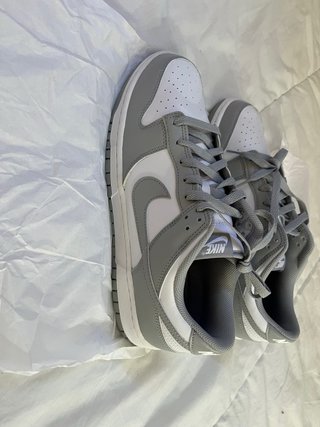 Zapatillas Nike Piel Talla 45 Gris Blanco