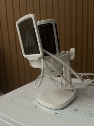 Micrófono Maono Blanco para Streaming