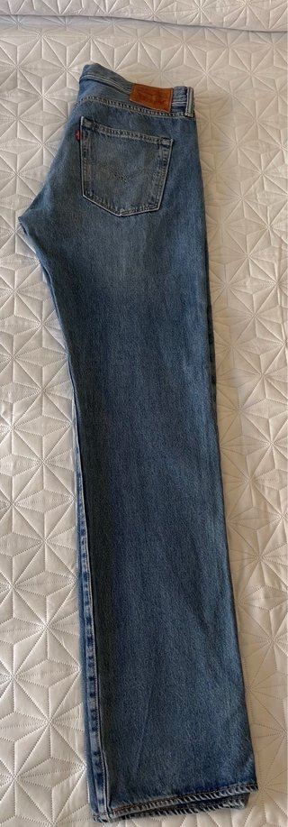 Levi's 501 Jeans Talla L Azul Claro Retro