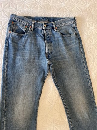 Levi's 501 Jeans Talla L Azul Claro Retro