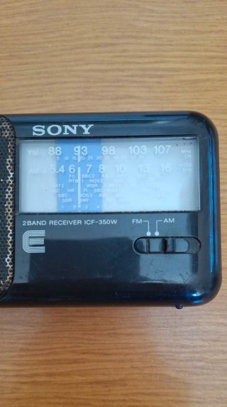 Radio Sony ICF-350W 2 Bandas AM/FM