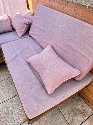 Cojines para sofá de palets.  120x80 cada tramo