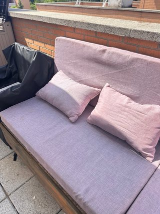 Cojines para sofá de palets.  120x80 cada tramo