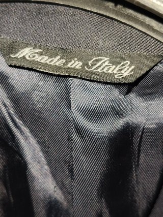 Giacca uomo vintage Made in Italy nera