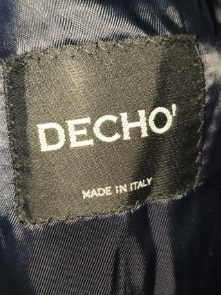 Giacca uomo vintage Made in Italy nera