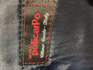 Giacca uomo vintage Made in Italy nera
