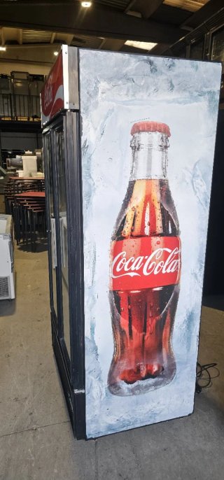 Nevera Vertical Coca-Cola Cristal