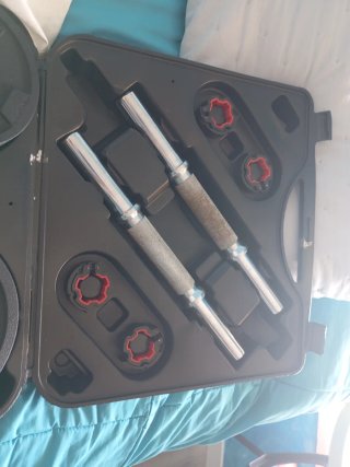 Mancuernas ajustables con discos