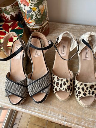 Lote cuñas Gaimo beige y rosa