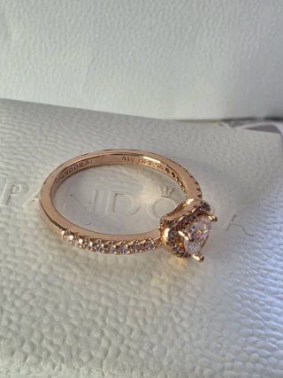 Anillo  chapado oro rosa14k