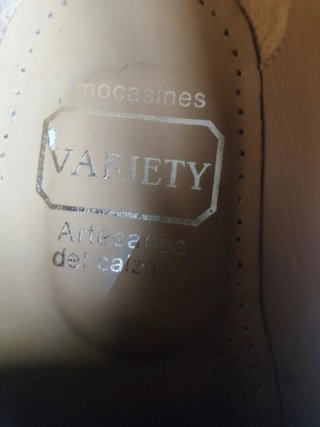 Mocasines VARIETY Piel Marrón Punta Cuadrada