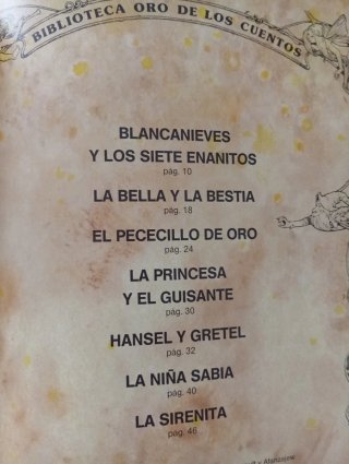 Colección biblioteca oro de los cuentos