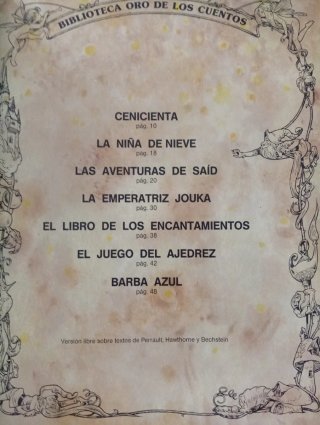 Colección biblioteca oro de los cuentos